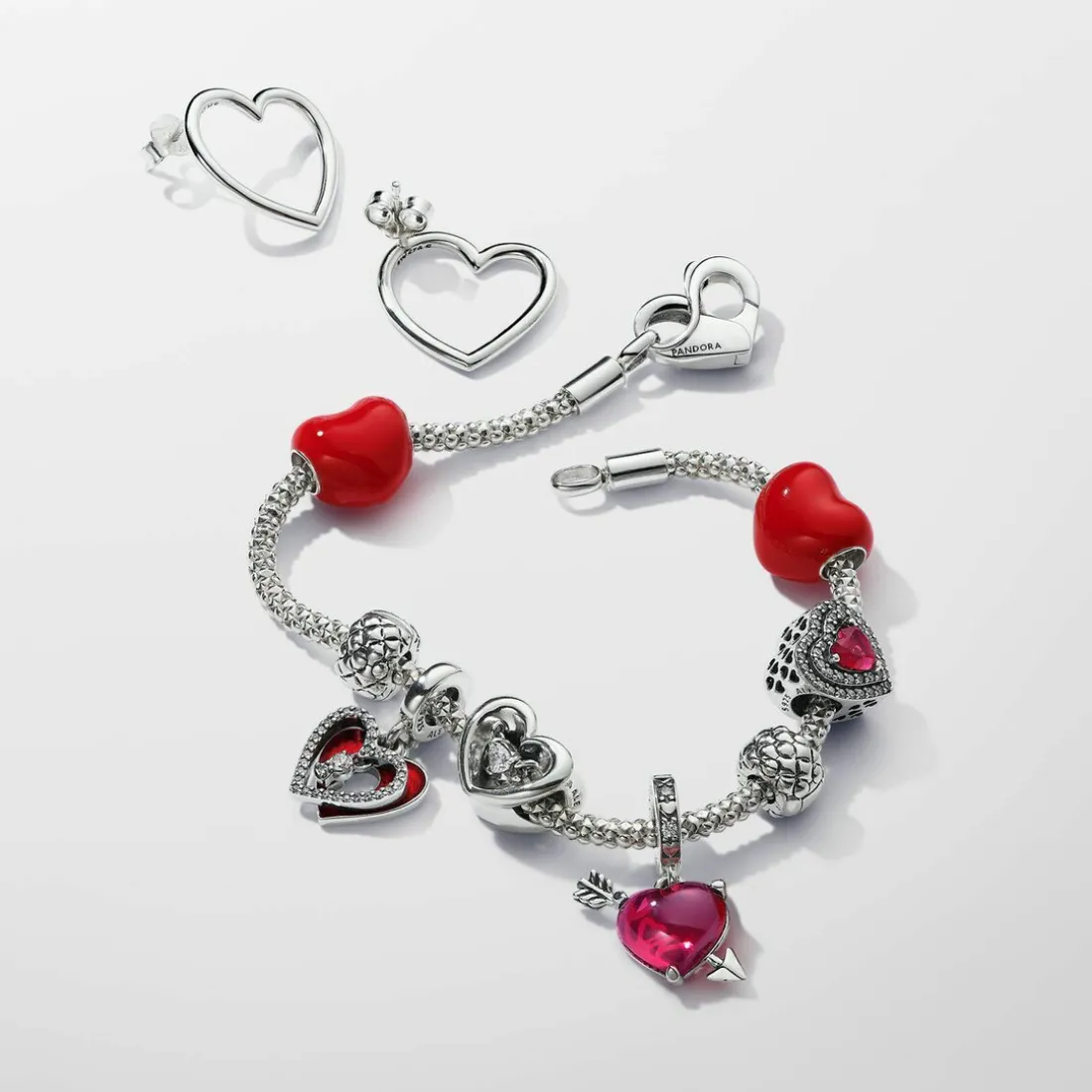Charm Cœur Message Caché Versicolore