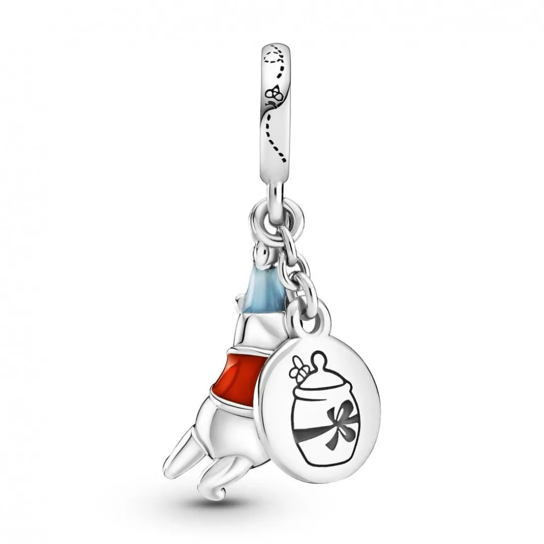 Charm Double Pendant Happy birthday & Winnie L'Ourson Disney x Pandora