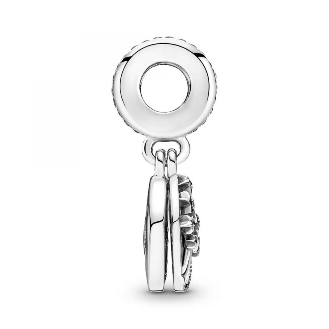 Charm double pendant Pandora Moments Arbre & Lune de la Galaxie