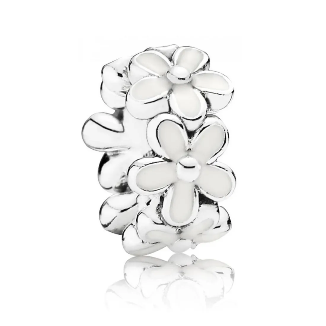 Charm Espaceur Pandora Moments Marguerite Blanche