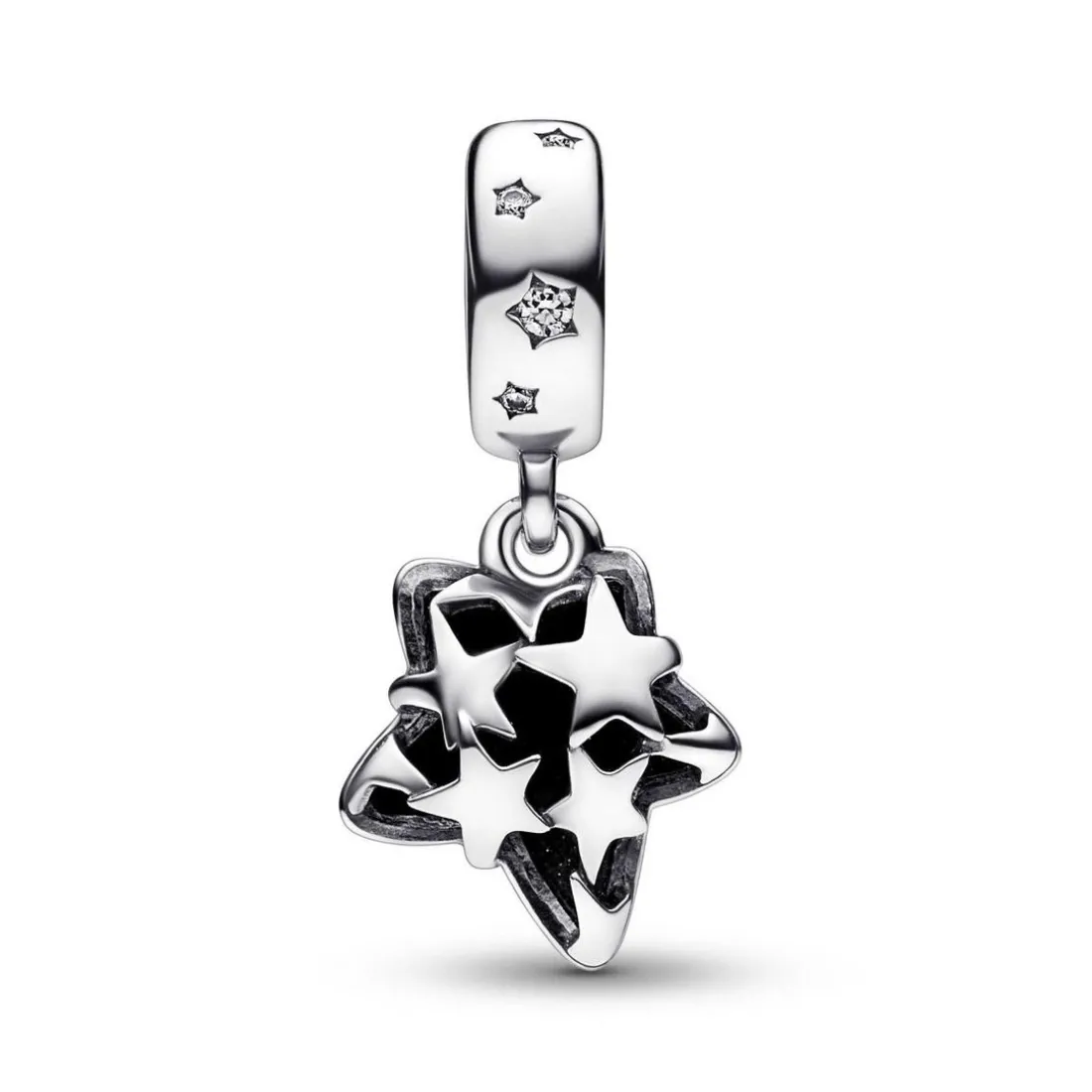 Charm Femme Pendant Murano Étoile Céleste et Galaxie Pandora Moments