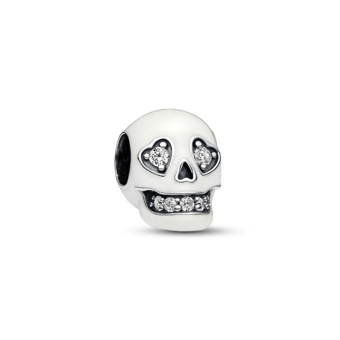 Charm Luminescent Tête de Mort Scintillante