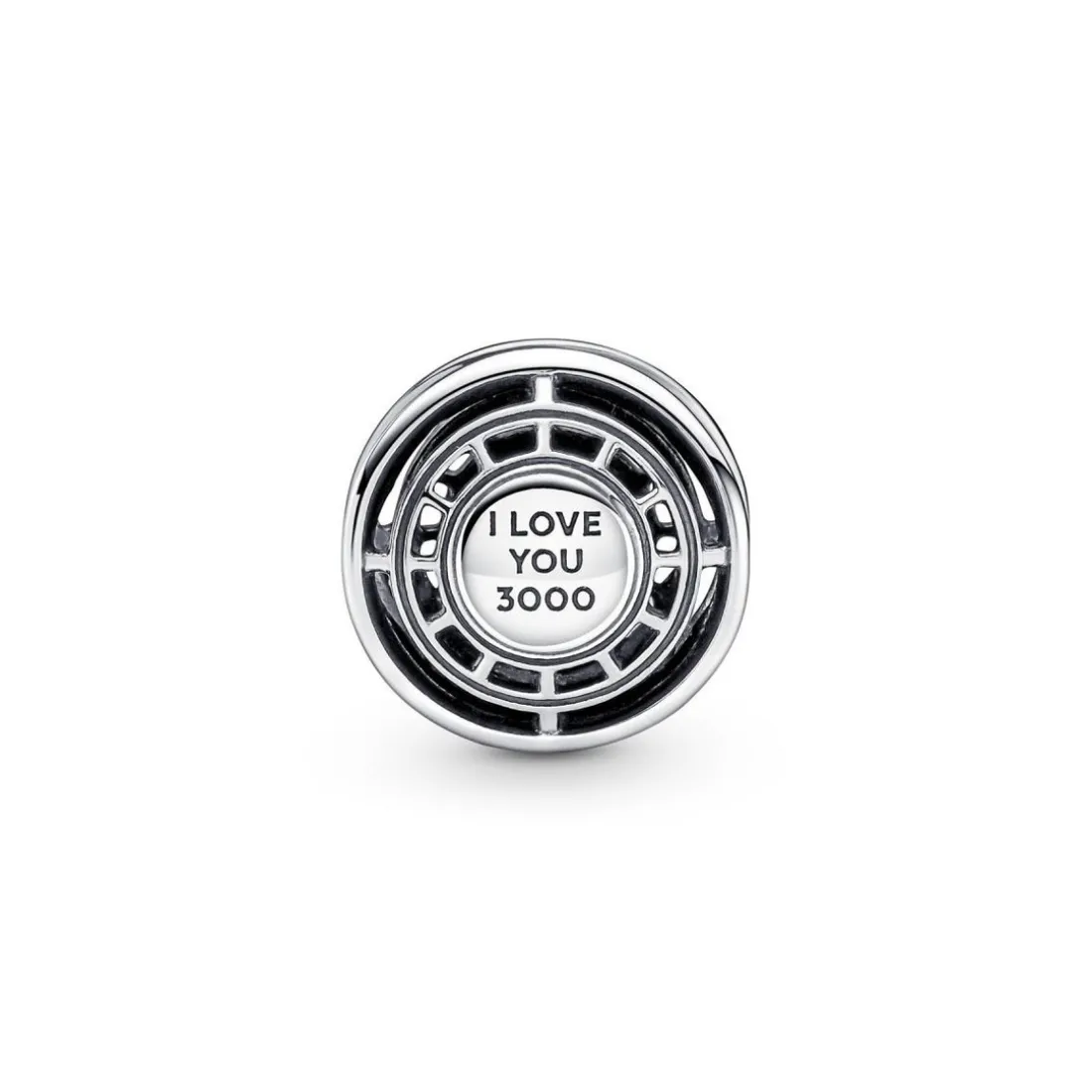Charm Marvel x Pandora Reacteur arc bleu de Iron Man The Avengers