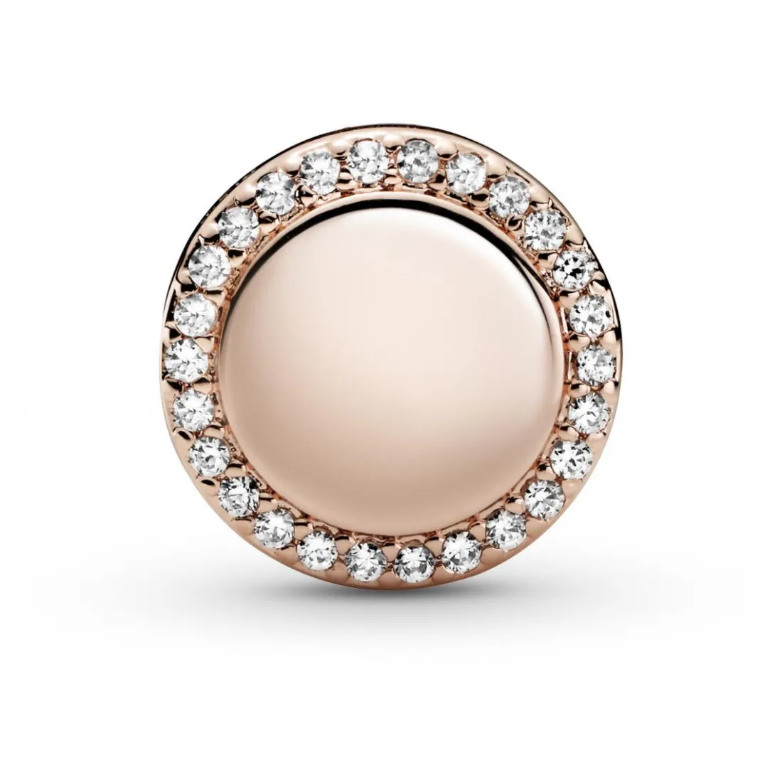 Charm Pandora 788747C01 - Rose à graver avec zircon cubique