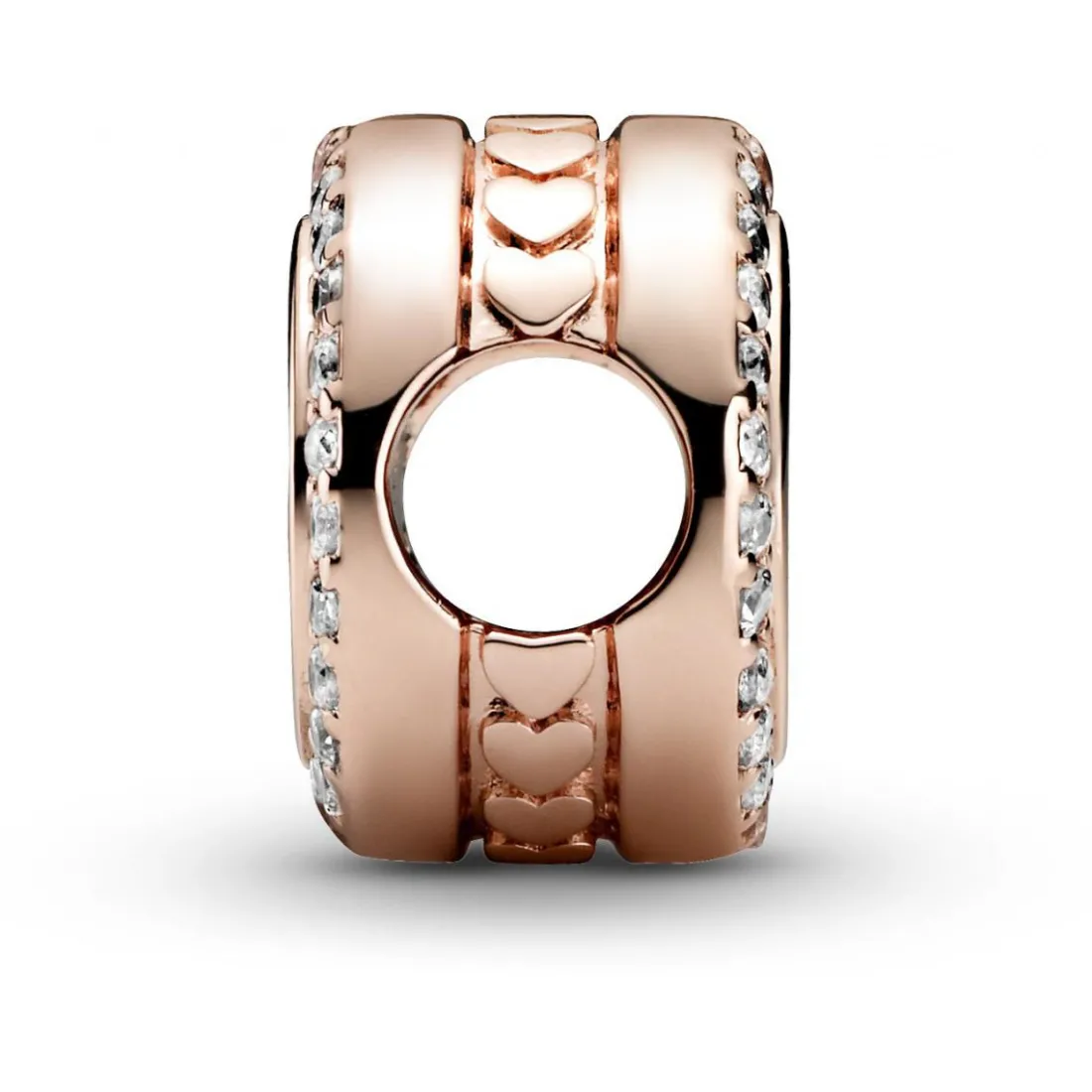 Charm Pandora 788747C01 - Rose à graver avec zircon cubique