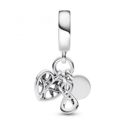 Charm Pandora Family - triple pendants