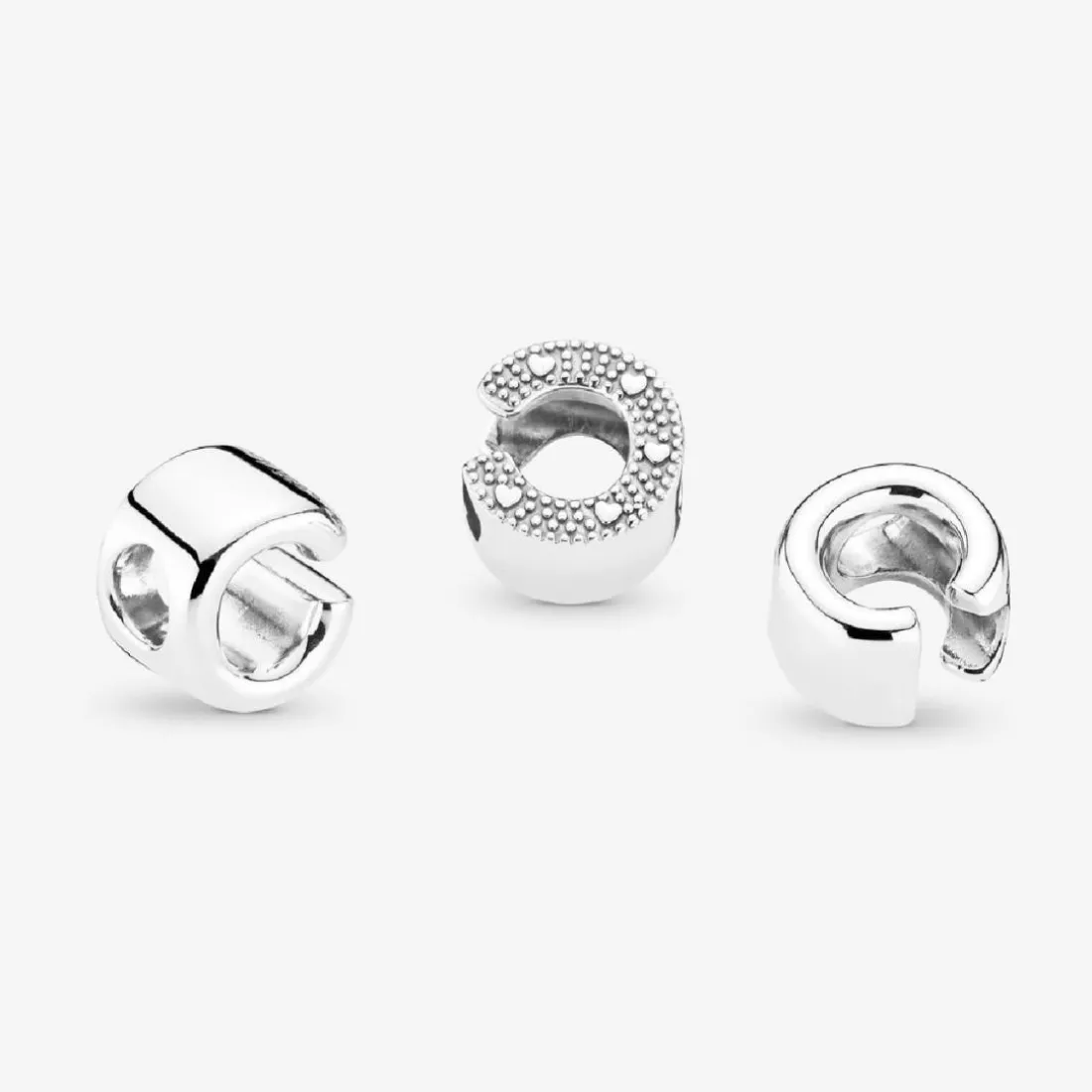 Charm Pandora Moments Alphabet Lettre C