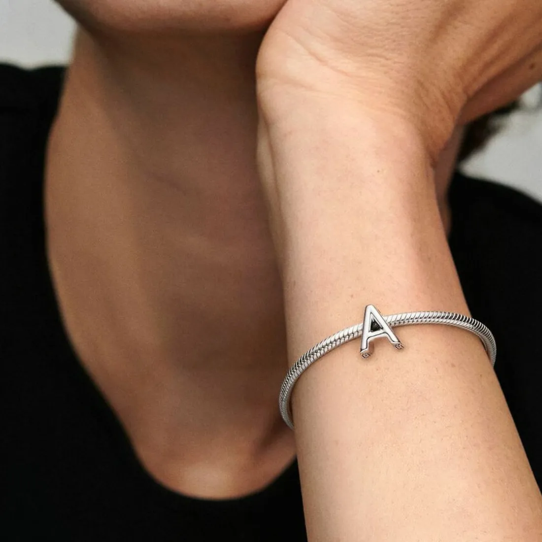 Charm Pandora Moments Alphabet Lettre A