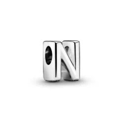 Charm Pandora Moments Alphabet Lettre N
