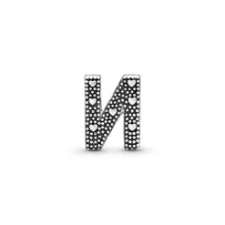 Charm Pandora Moments Alphabet Lettre N