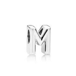 Charm Pandora Moments Alphabet Lettre M