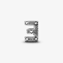 Charm Pandora Moments Alphabet Lettre E