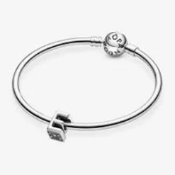 Charm Pandora Moments Alphabet Lettre E