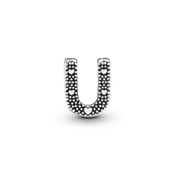 Charm Pandora Moments Alphabet Lettre U