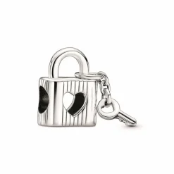 Charm Pandora Moments Cadenas & Clé Cœur