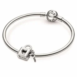 Charm Pandora Moments Cadenas & Clé Cœur