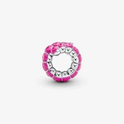 Charm Pandora Moments Chenille rose enroulée