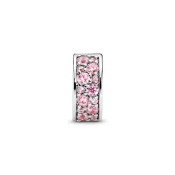 Charm Pandora Moments Clip Pavé Rose