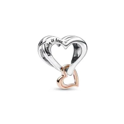 Charm Pandora Moments - Cœur de l’Infini Ajouré Bimatière