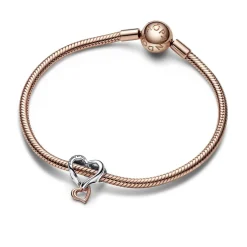 Charm Pandora Moments - Cœur de l’Infini Ajouré Bimatière