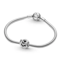 Charm Pandora Moments - Cœur et Cercles Ma Famille pour Toujours