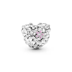Charm Pandora Moments - Cœur Mum Marguerites