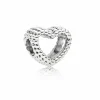 Charm Pandora Moments Cœur Ouvert Perlé