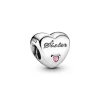 Charm Pandora Moments Cœur Sœur