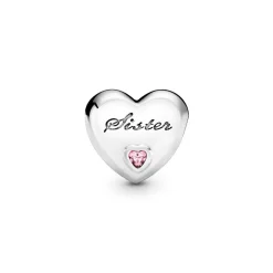 Charm Pandora Moments Cœur Sœur