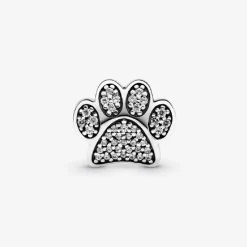 Charm Pandora Moments empreinte de patte scintillante