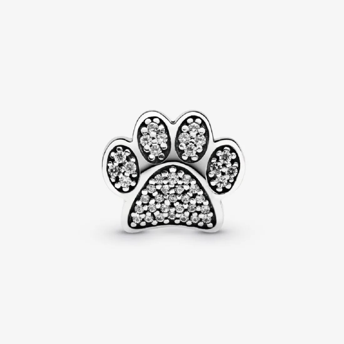 Charm Pandora Moments empreinte de patte scintillante