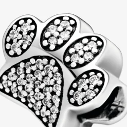 Charm Pandora Moments empreinte de patte scintillante