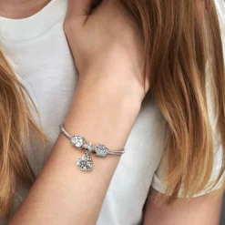 Charm Pandora Moments empreinte de patte scintillante