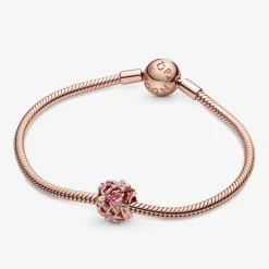 Charm Pandora Moments Marguerite Rose Ajouré