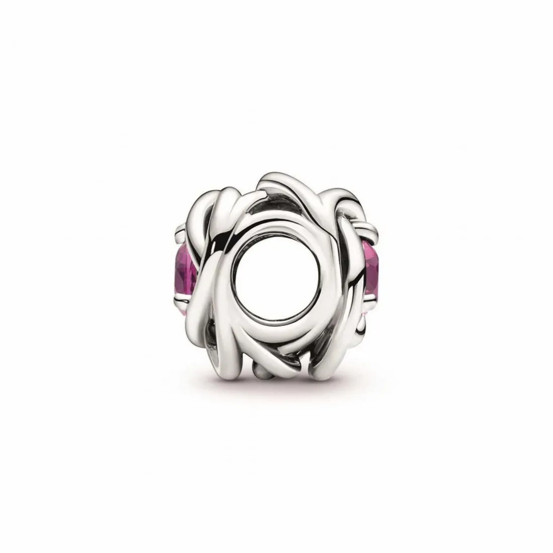 Charm Pandora moments Rose Ajourée & cristaux rose