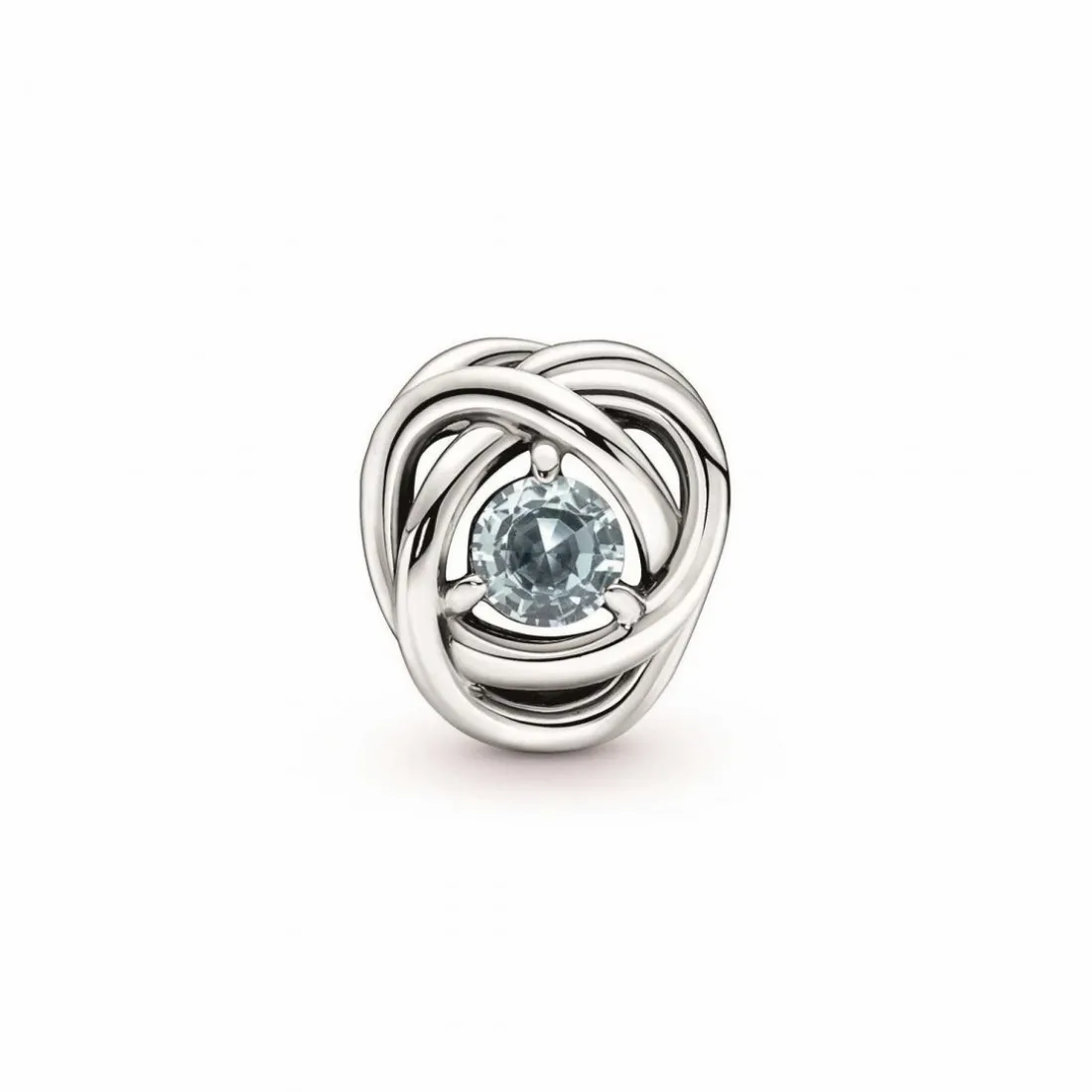 Charm Pandora moments Rose Ajourée & cristaux bleu