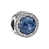 Charm Pandora Moments scintillant bleu foncé