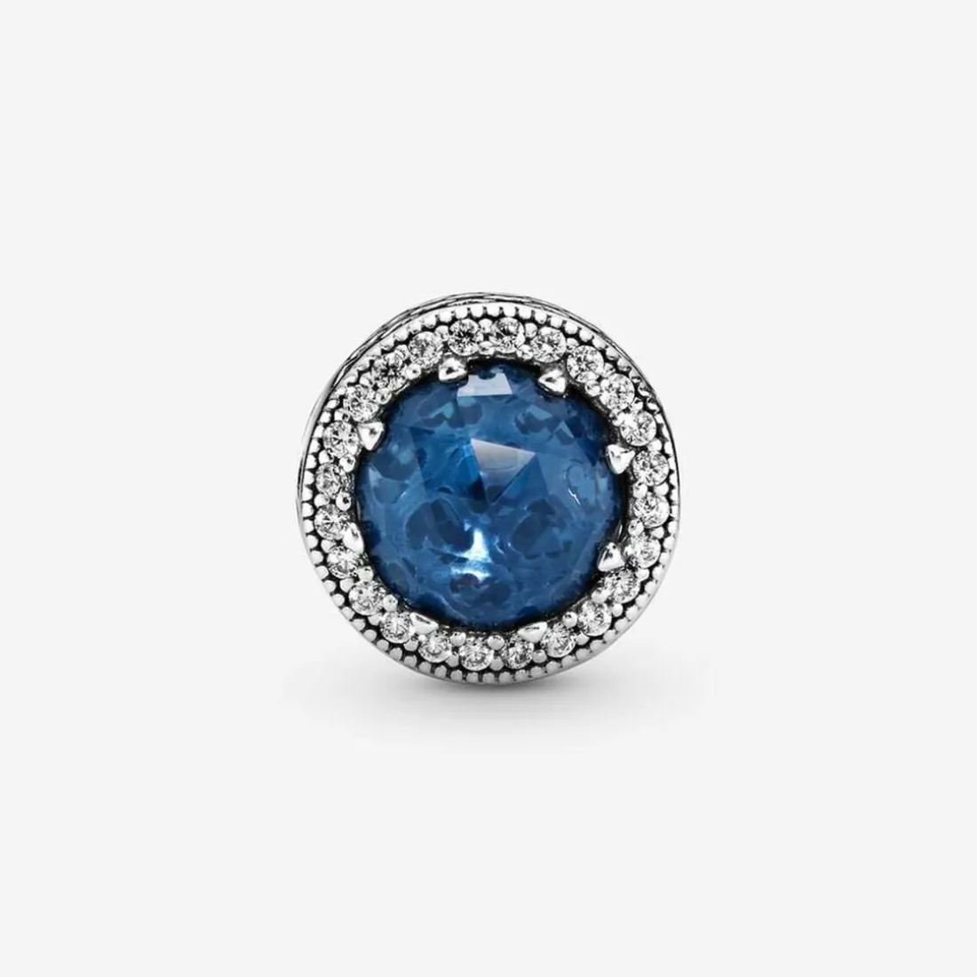Charm Pandora Moments scintillant bleu foncé