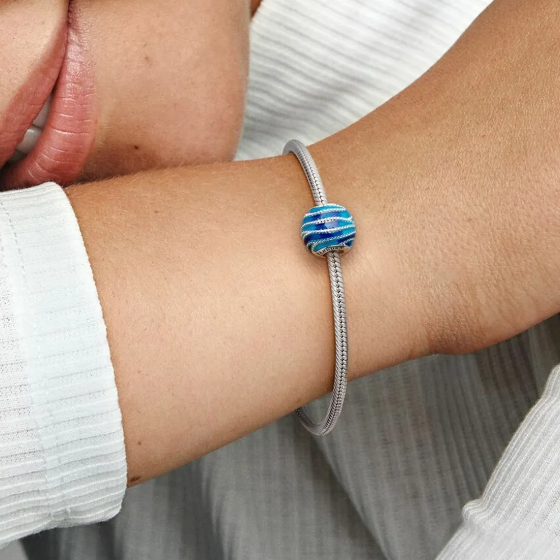 Charm Pandora Moments Vague Bleue