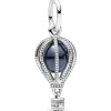 Charm Pandora Moments Voyage Montgolfière Bleu