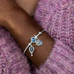 Charm Pandora Moments Voyage Montgolfière Bleu