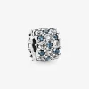 Charm Pandora Timeless scintillant bleu Incolore