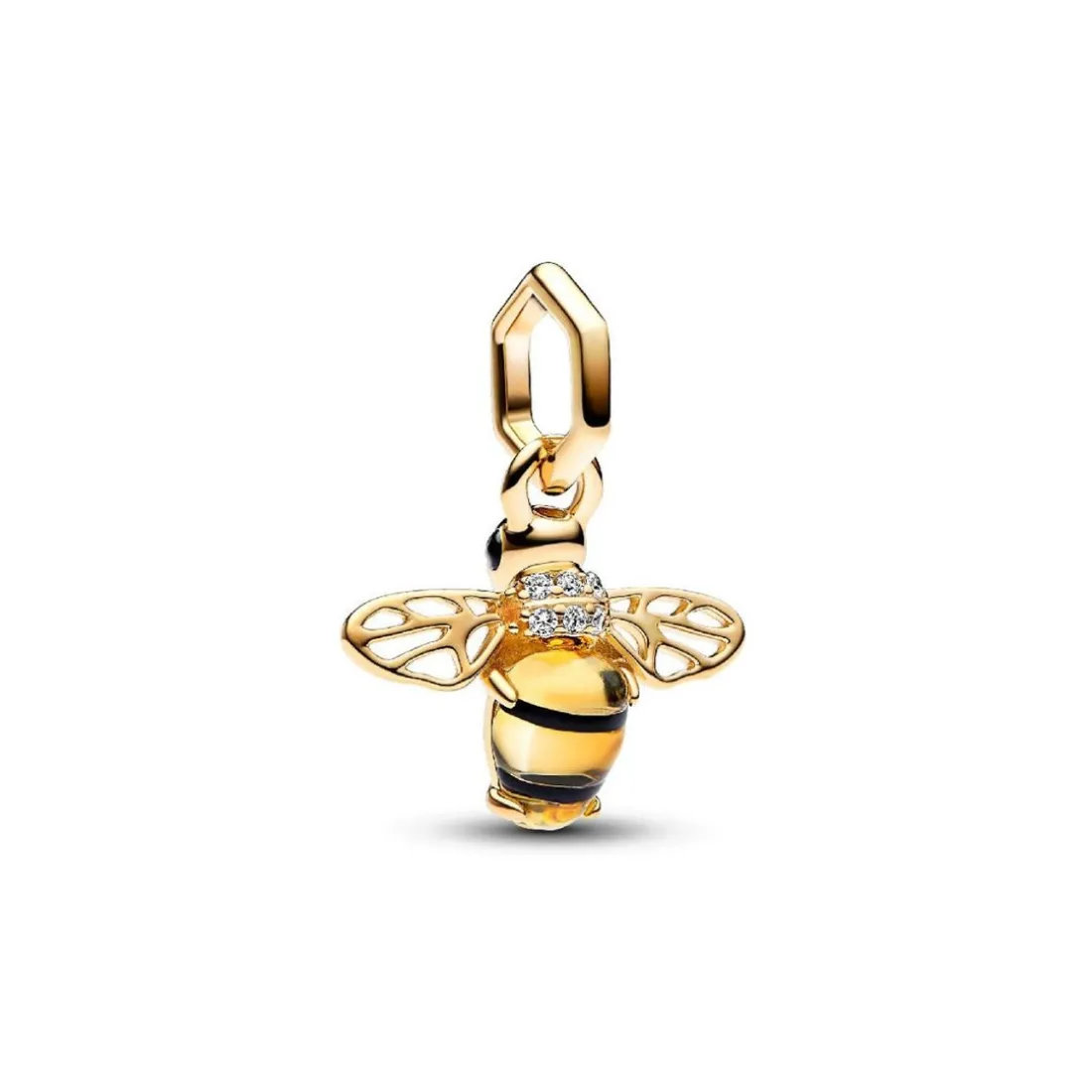 Charm Pendant Abeille Scintillante