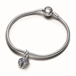 Charm Pendant Ailes d’Ange Séparables Scintillant