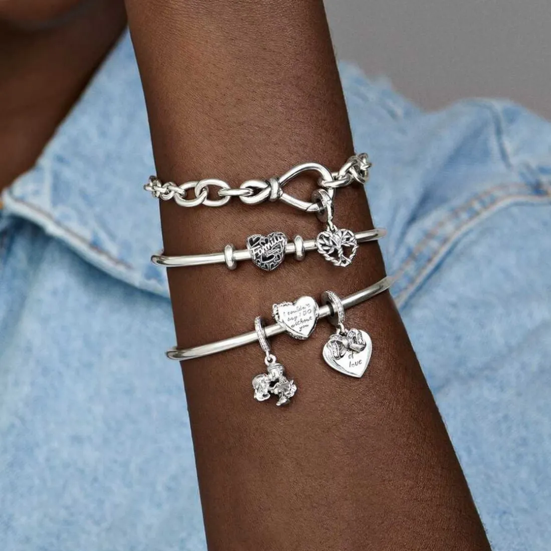 Charm Pendant Arbre de vie Cœur Pandora Passions