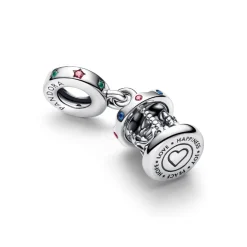 Charm Pendant Carrousel Rotatif