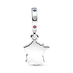 Charm Pendant Carte de la France C’est la Vie