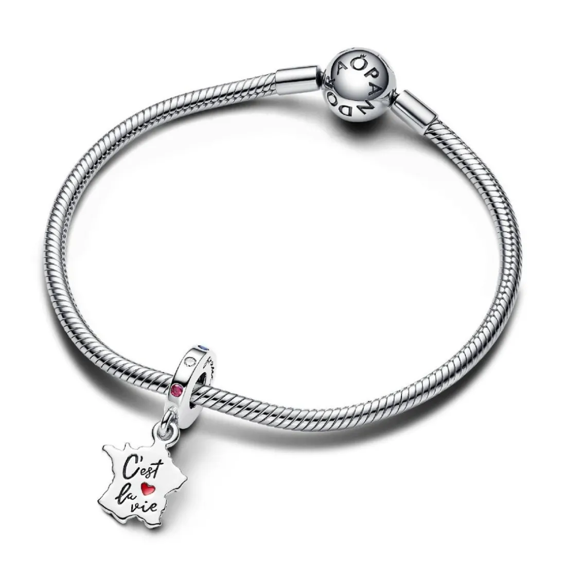 Charm Pendant Carte de la France C’est la Vie