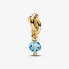 Charm Pendant Cercle de l'Éternité Bleu Azur Facetté