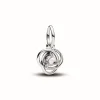 Charm Pendant Cercles de l’Éternité Incolore